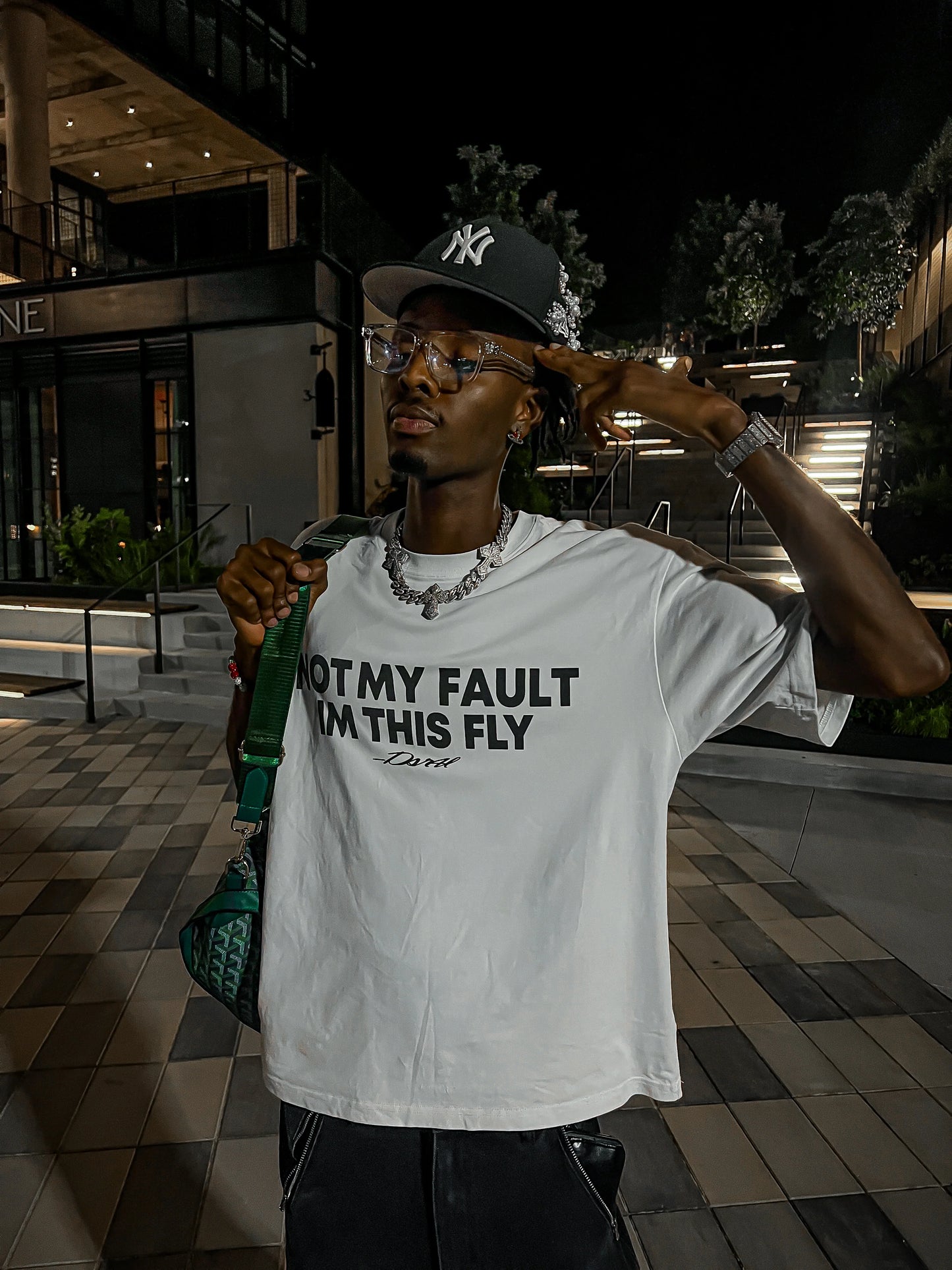 NOT MY FAULT IM THIS FLY TEE