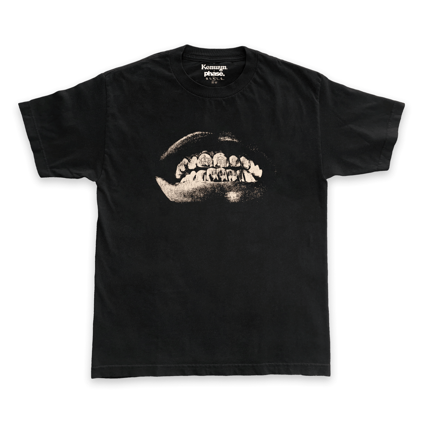 GRILLZ TEETH TEE - BLACK - SolosizedGRILLZ TEETH TEE - BLACK